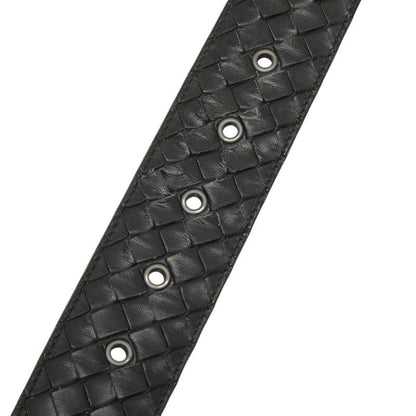 Bottega Veneta Intrecciato Belt 95 38 Black Leather