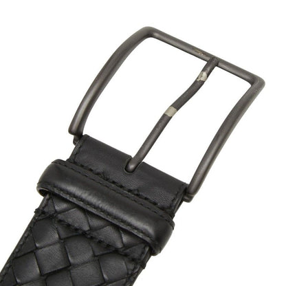 Bottega Veneta Intrecciato Belt 95 38 Black Leather