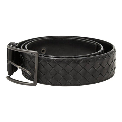 Bottega Veneta Intrecciato Belt 95 38 Black Leather