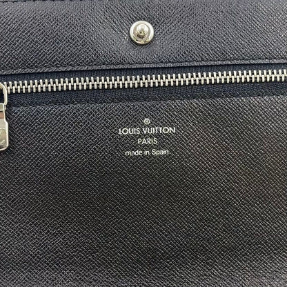 Louis Vuitton Ceinture Pochette Homme Damier Graphite Leather Black Belt Bag