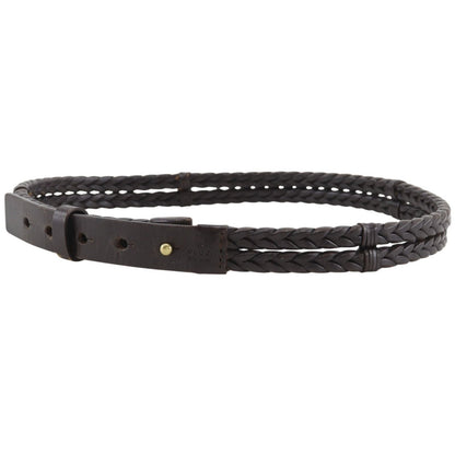Gucci Mesh Leather Brown Belt