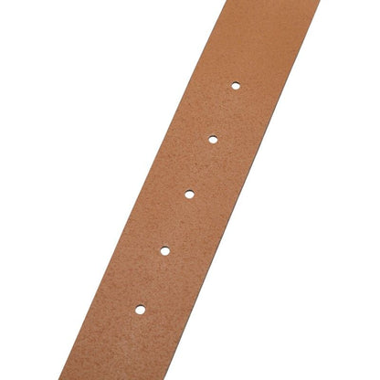 Gucci Interlocking Belt 85 34 GG Buckle Brown Leather