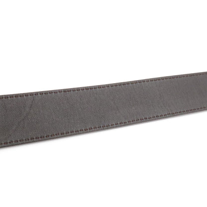Louis Vuitton Damier Infini Boston Belt 35 Reversible Mocha Dark Brown Gold 90