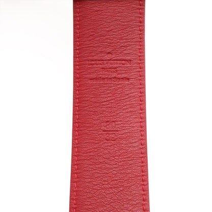 Louis Vuitton Monogram Multicolor Ceinture Carre Belt Leather Blanc White 80