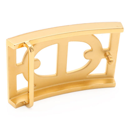 Hermes Chaine D'ancre Reversible Belt Leather Black Brown Gold 85