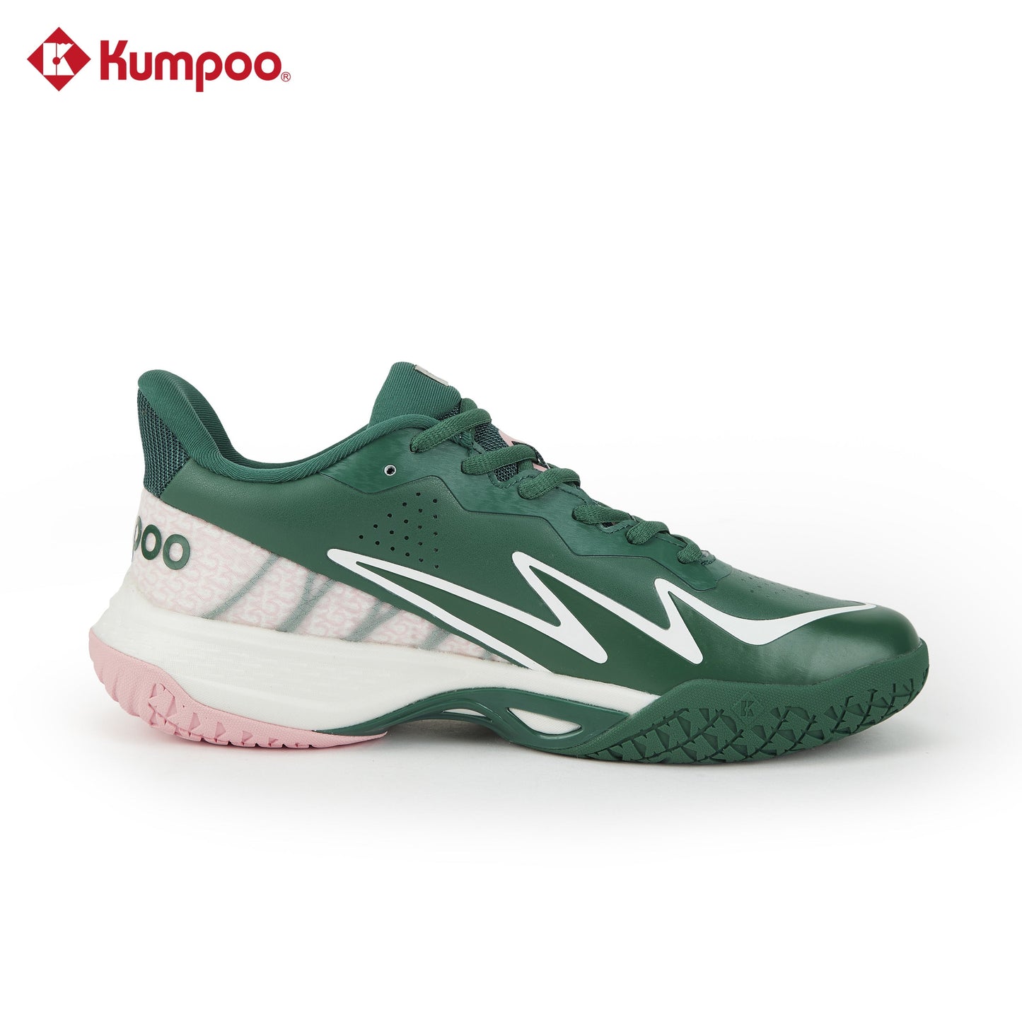 Kumpoo Badminton Shoe- KH-G828 25th(Green/Pink)