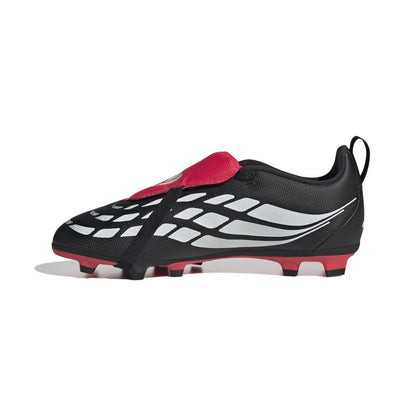 adidas Youth Predator Club Fold-Over Tongue Elastic Laces Firm/Multi Ground Soccer Cleats