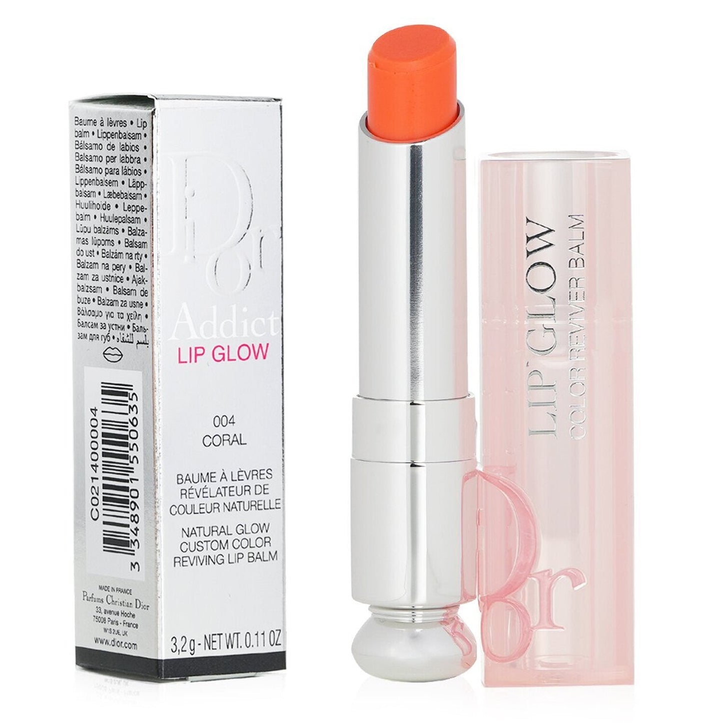 Christian Dior Addict Lip Glow Reviving Lip Balm - #007 Raspberry  3.2g/0.11oz