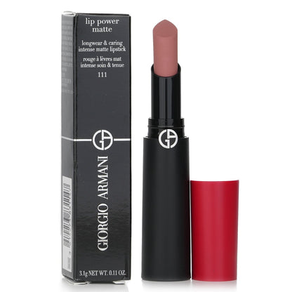 Giorgio Armani Lip Power Matte Longwear & Caring Intense Matte Lipstick - # 603 Dramatic  3.1g/0.11oz