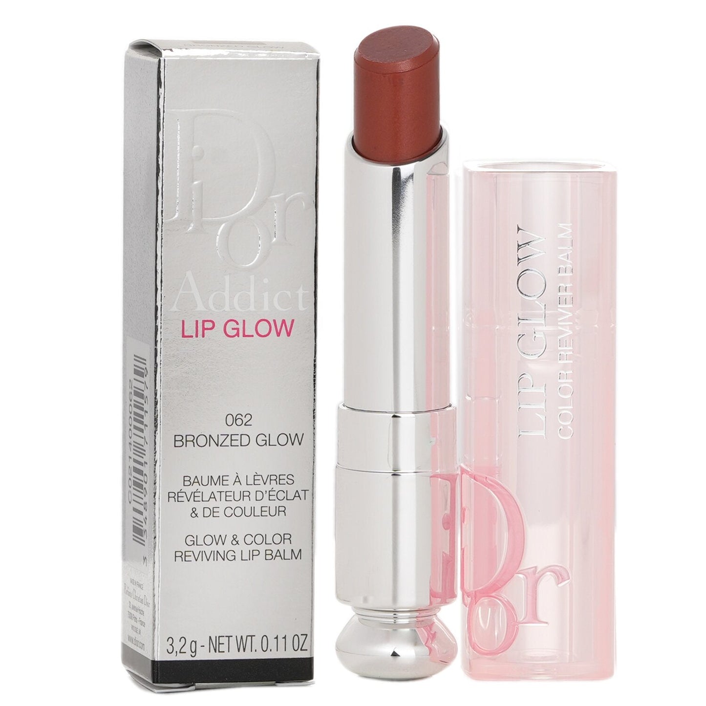Christian Dior Addict Lip Glow Reviving Lip Balm - #007 Raspberry  3.2g/0.11oz