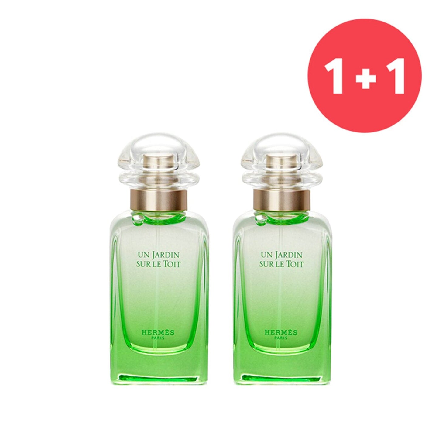 Hermes 【1+1 Set】Un Jardin Sur Le Toit Eau De Toilette Spray   50ml/1.6oz