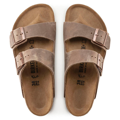 Unisex Arizona Oiled Leather Tobacco Medium/Narrow