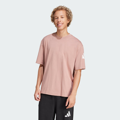 Men's adidas Essentials Loose Fit 3 Bar Logo Tee
