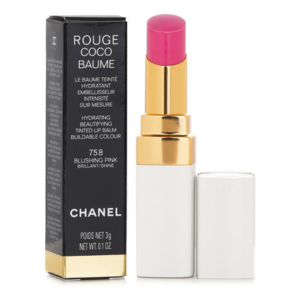 Chanel Rouge Coco Baume Hydrating Beautifying Tinted Lip Balm - # 754 Tender Peach  3g/0.1oz