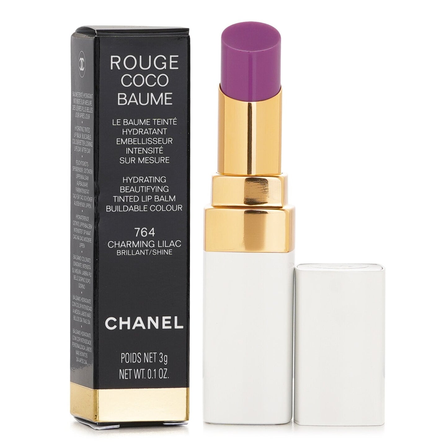 Chanel Rouge Coco Baume Hydrating Beautifying Tinted Lip Balm - # 752 Honey Bliss  3g/0.1oz