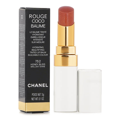 Chanel Rouge Coco Baume Hydrating Beautifying Tinted Lip Balm - # 754 Tender Peach  3g/0.1oz
