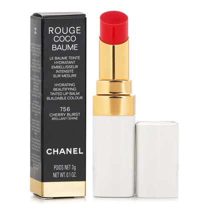 Chanel Rouge Coco Baume Hydrating Beautifying Tinted Lip Balm - # 754 Tender Peach  3g/0.1oz