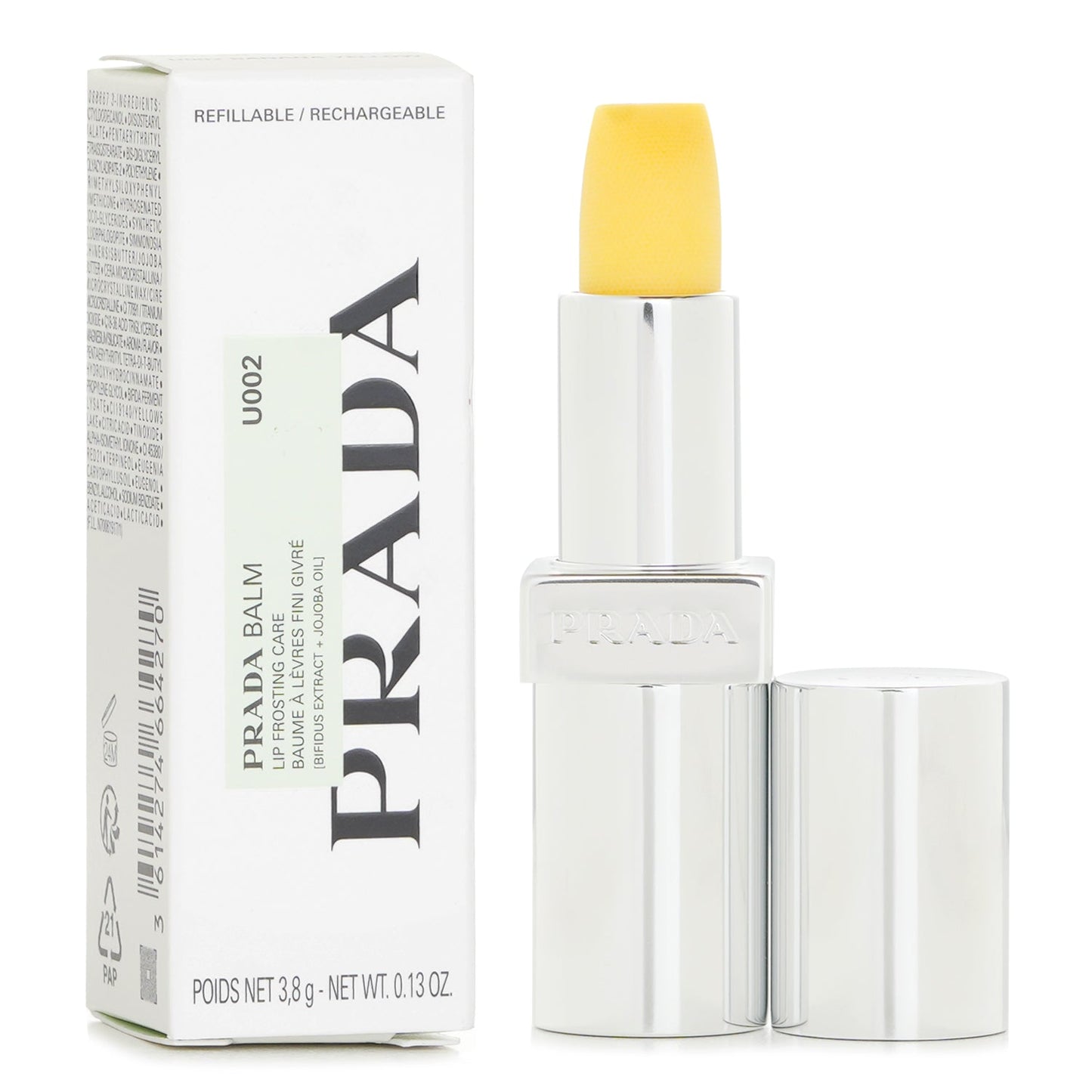 Prada Lip Balm Frosting Care # U002 Banana Yellow  3.8g