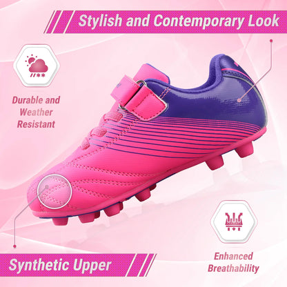 Vizari Youth Loma Velcro Firm Ground Soccer Cleats