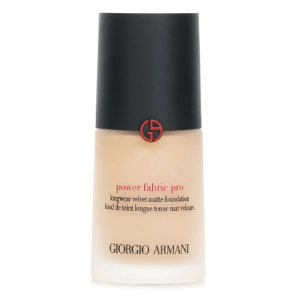 Giorgio Armani Power Fabric Pro Longwear Velvet Matte Foundation - # 3  30ml