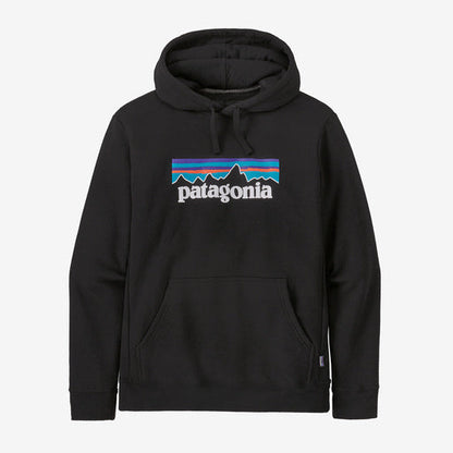 Patagonia Men's P-6 Logo Uprisal Hoody Felpa Uomo con cappuccio Logo Nero Black