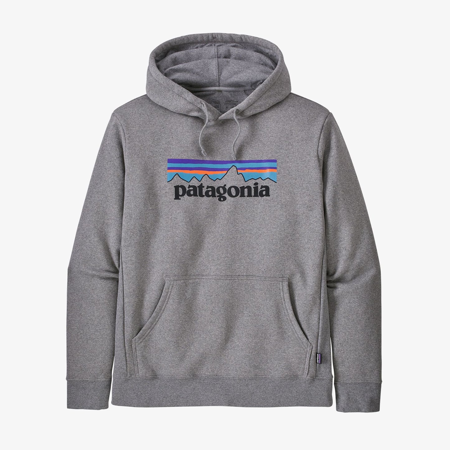 Patagonia Men's P-6 Logo Uprisal Hoody Felpa Uomo con cappuccio Logo Gravel Heather Grigio