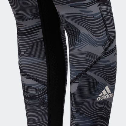 Kids' adidas Allover Print Techfit Tights