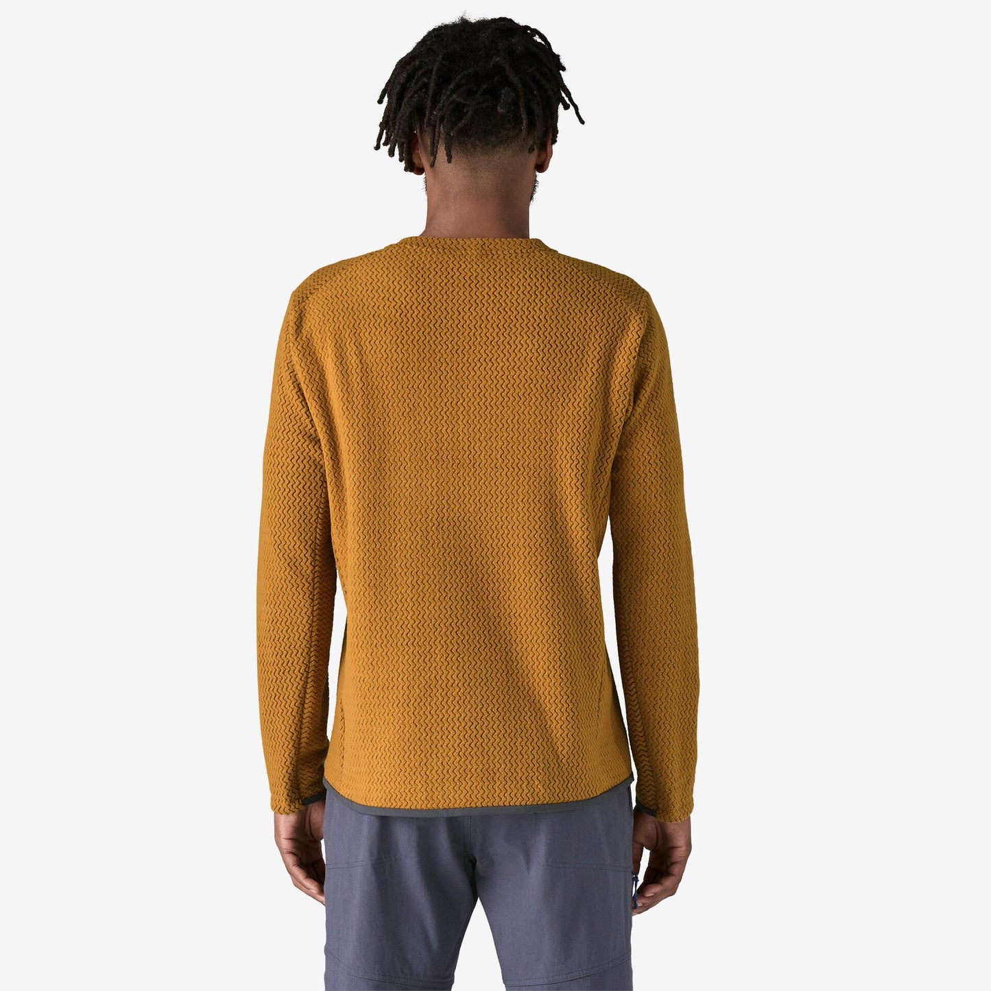 Patagonia Men's R1® Air Crewneck Pullover Fleece girocollo Raptor Brown