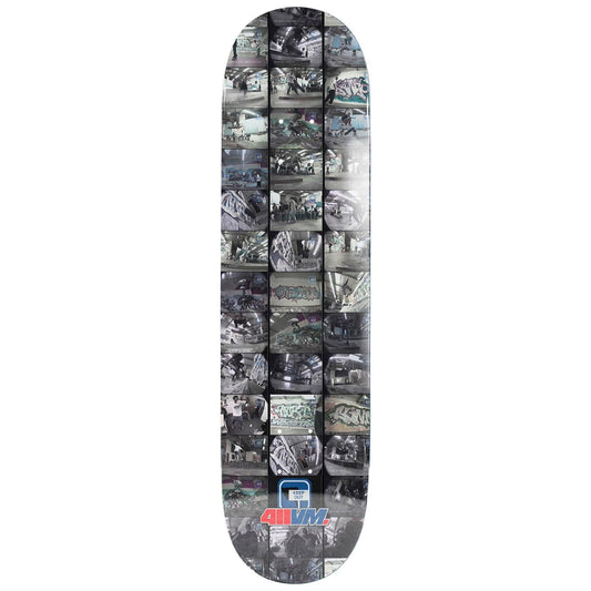 411VM Heritage Skateboard Deck Private Property Frame Grab Black 8.25" x 32"