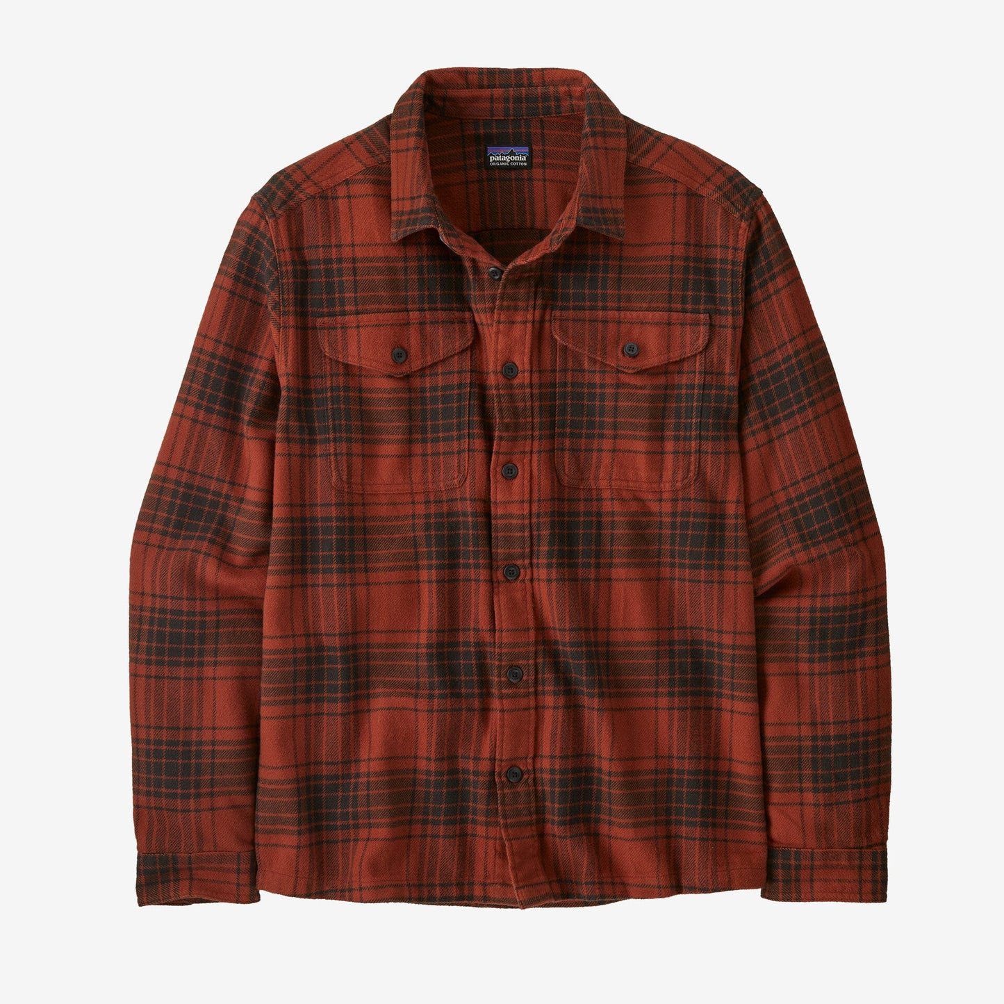 Patagonia Camicia mod. Fjord Flannel Shirt Men cod. 42401 col. Cascade: Burnished Red