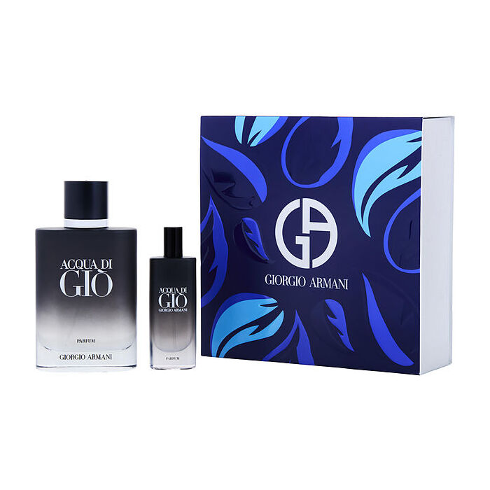 Giorgio Armani Acqua Di Gio Parfum Spray Refillable 100ml/3.3oz & Parfum Spray 15ml/0.5oz