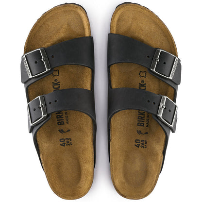Unisex Arizona Oiled Leather Black Medium/Narrow