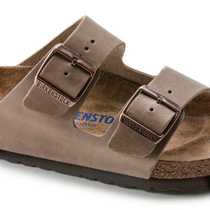 Unisex Arizona Soft Footbed Oiled Leather Tobacco Brown Medium/Narrow