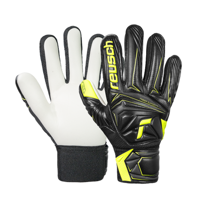 Reusch Attrakt Starter Solid Finger Support Junior Goalkeeper Gloves