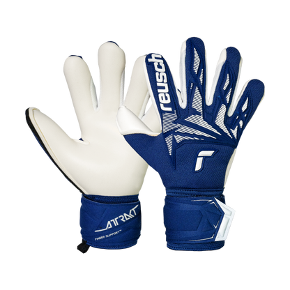 Reusch Attrakt Freegel Gold X Finger Support Junior Goalkeeper Gloves