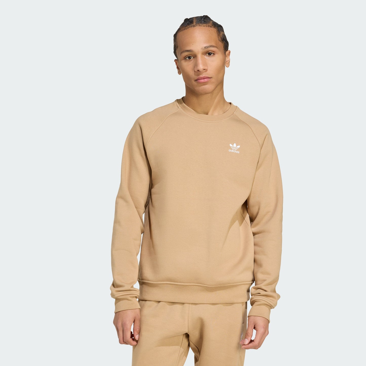 Men's adidas Trefoil Essentials Crew Sweatshirt