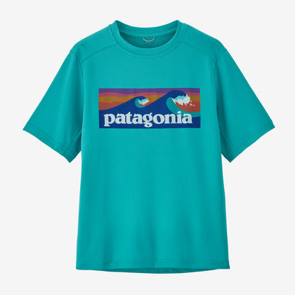 Patagonia Kids' Capilene® Silkweight T-SHIRT da bambino ragazzo Subtidal Blue