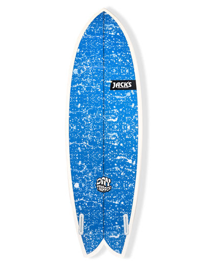 6'1 Day Tripper Fish - Royal Blue Swirl