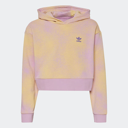 Kids' adidas Graphic Print Crop Hoodie