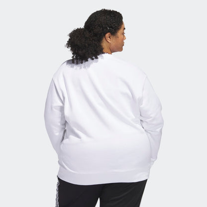 Women's adidas Adicolor Trefoil Crew Sweatshirt (Plus Size)