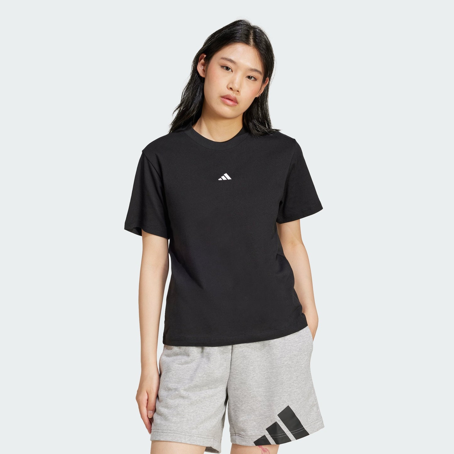 Women's adidas Essentials Small Logo Cotton Tee