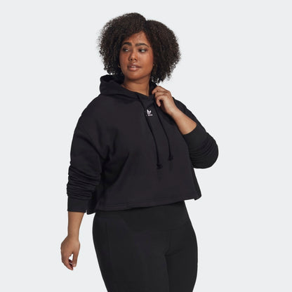 Women's adidas Adicolor Essentials Crop Fleece Hoodie (Plus Size)