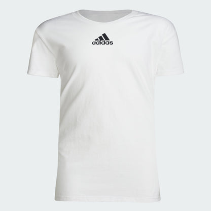 Kids' adidas SS PREGAME TEE BLANK LOGO