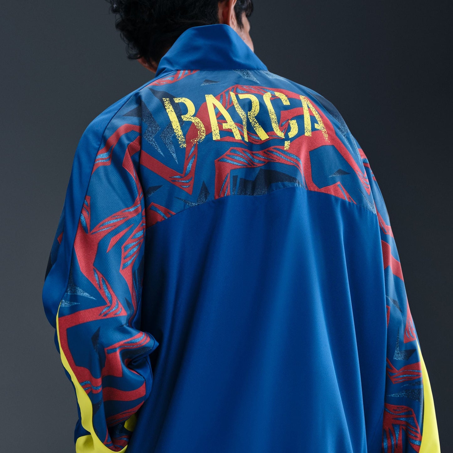 Nike FC Barcelona Starting 5 Fourth Men's Soccer Woven Jacket