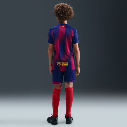 Nike FC Barcelona 2025/26 Stadium Home Big Kids' Dri-FIT Soccer Replica Jersey