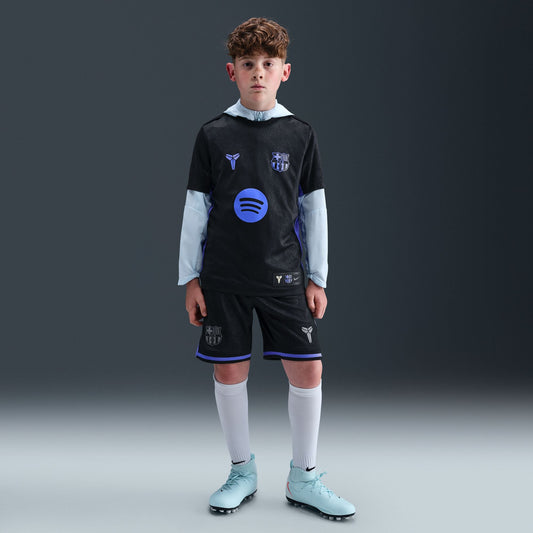 Nike Kobe Bryant FC Barcelona 2025/26 Stadium Away Big Kids' Dri-FIT Soccer Replica Shorts