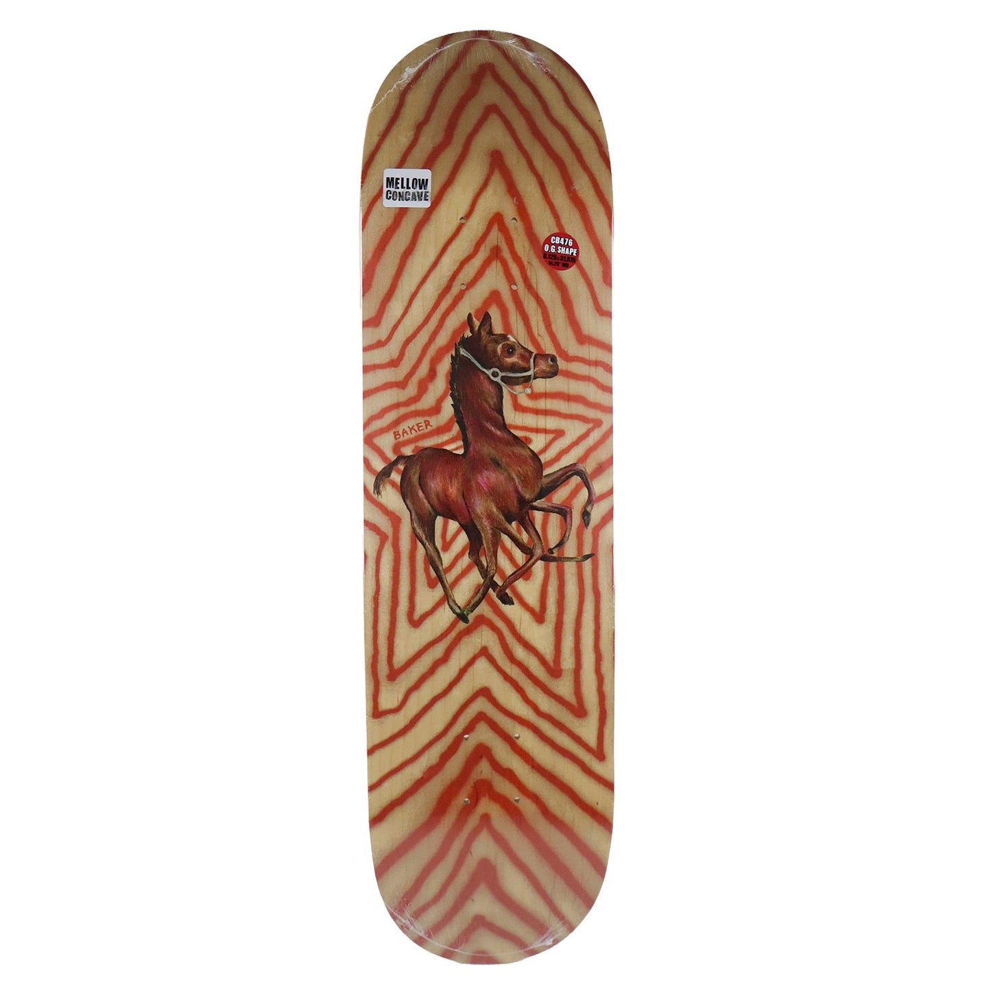 Baker Skateboard Deck Andrew Reynolds Rocket Science Natural 8.125" x 31.875"