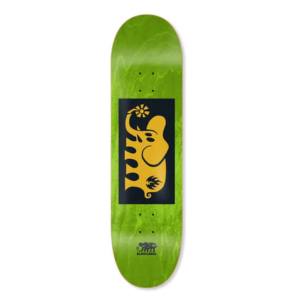Black Label Skateboard Deck Elephant Block Yellow Assorted 8.25" x 32.12"