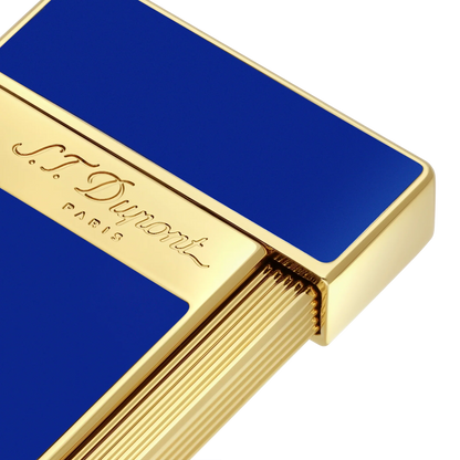 S.T. DUPONT Biggy Golden Blue Lighter/Briquet 025005