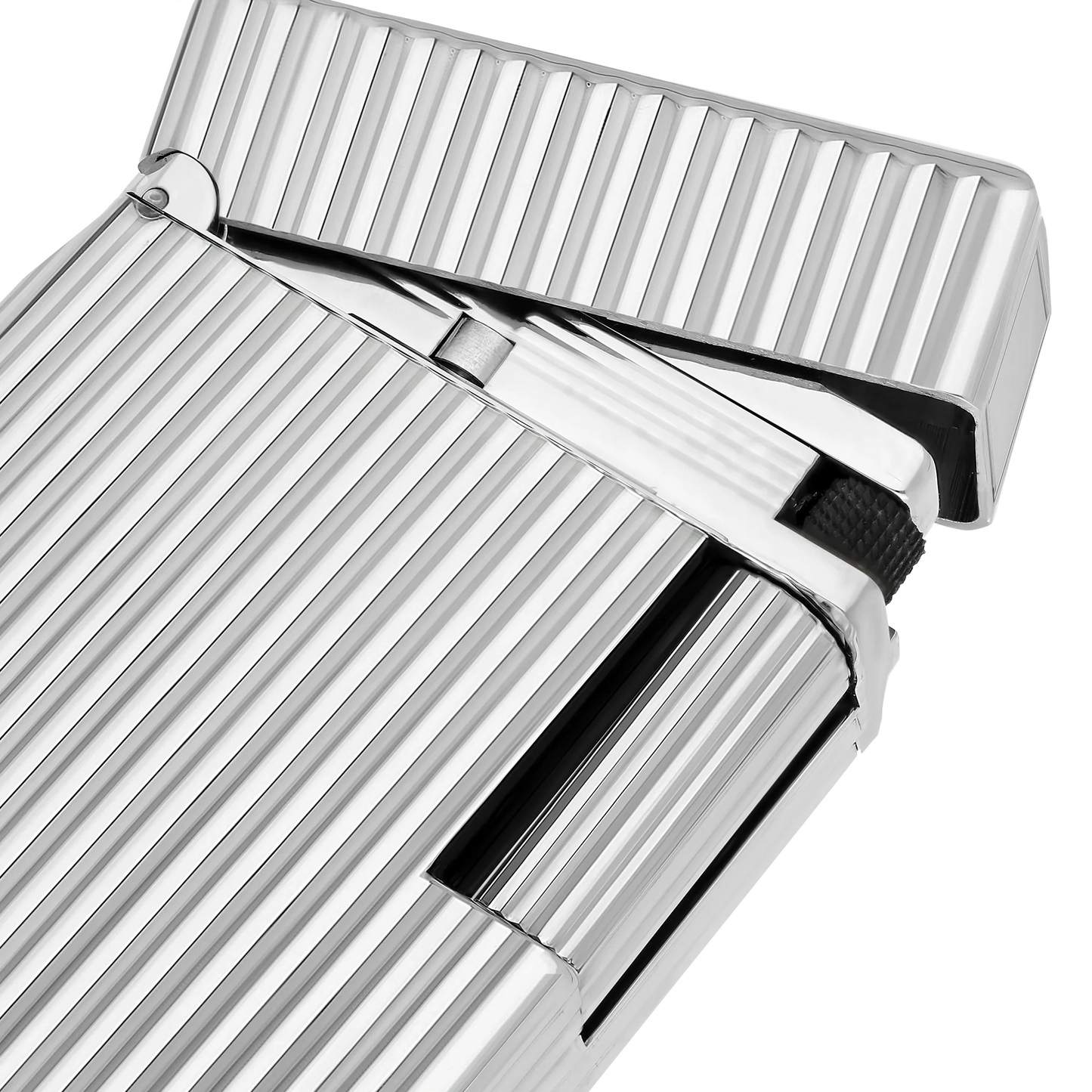 S.T. Dupont Ligne 1 Guilloche Palladium Lighter/Briquet C14021